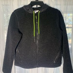 Joylab Full Zip Sherpa Hooded Jacket
